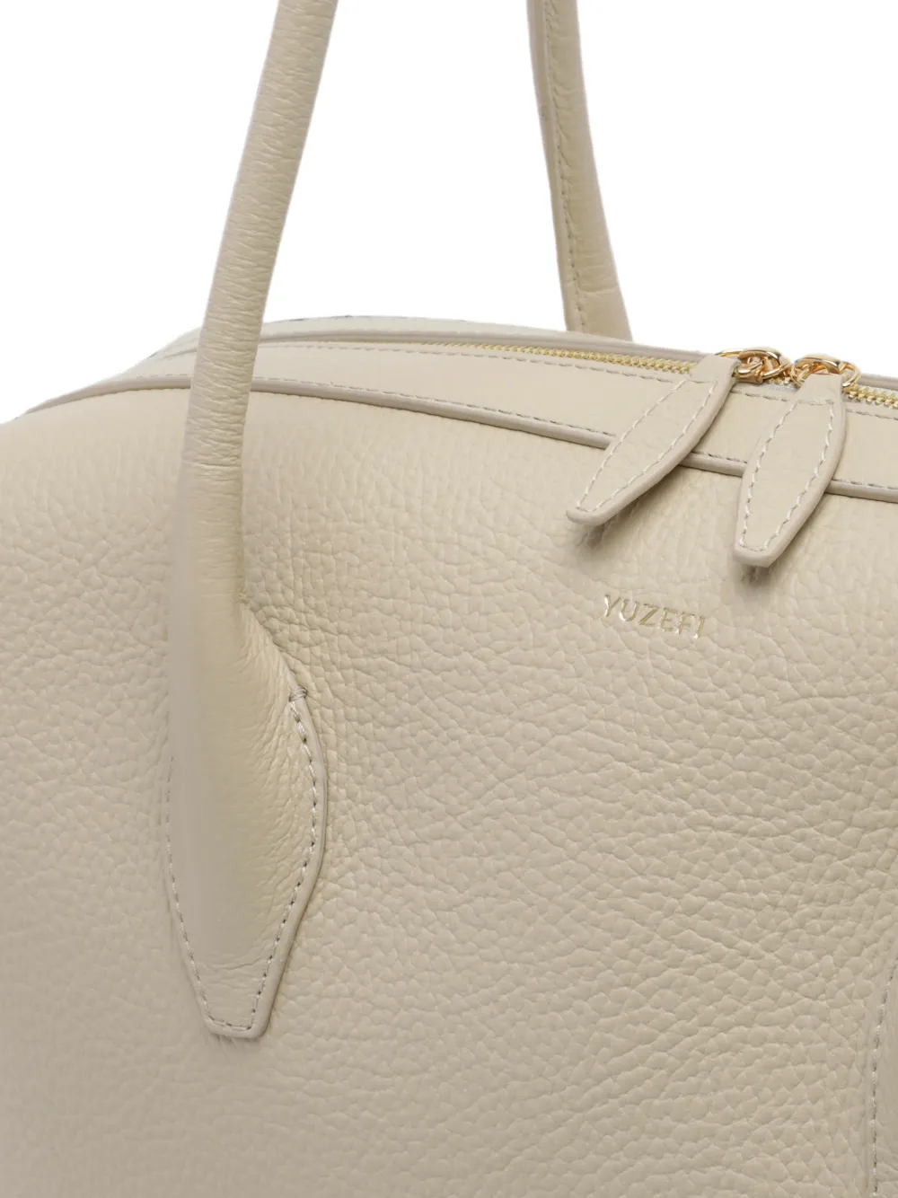 Yuzefi Brioche bewerkte shopper Beige