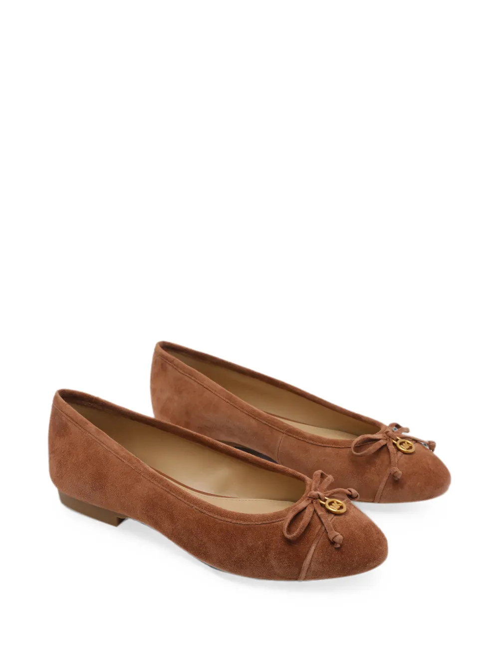 Michael Kors Piper bow-detail ballet flats Bruin