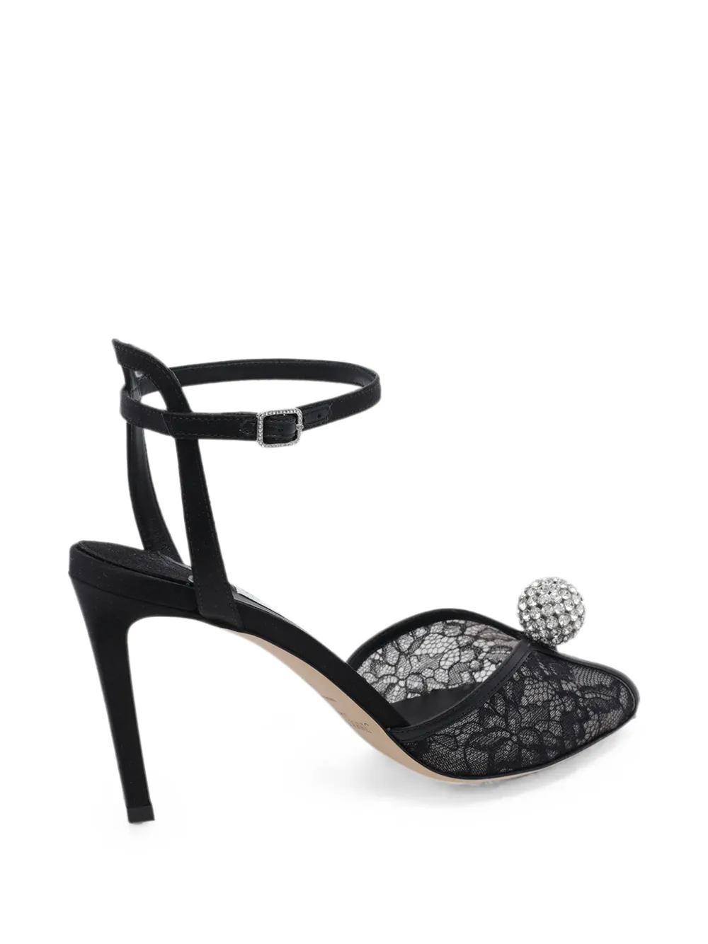 Jimmy Choo Sacora lace sandals Zwart