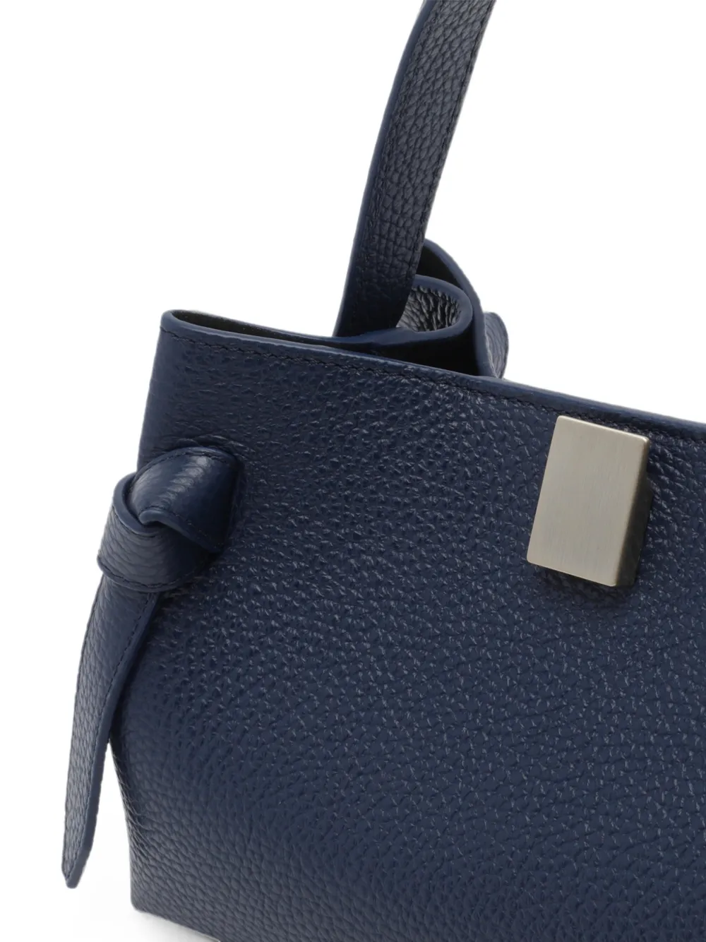 Yuzefi Gyoza clutch met geknoopt detail Blauw
