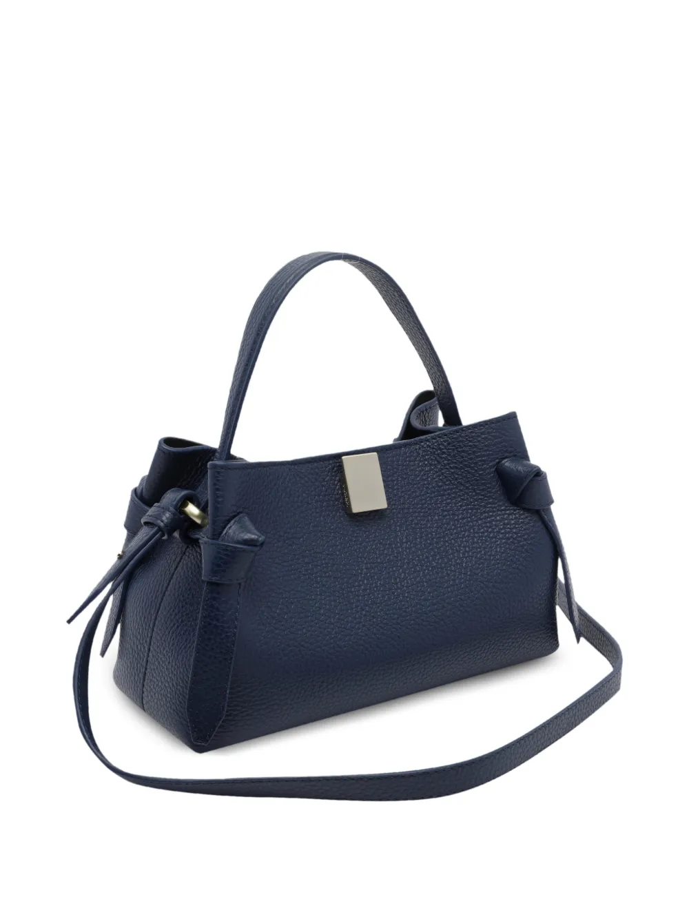 Yuzefi Gyoza clutch met geknoopt detail Blauw