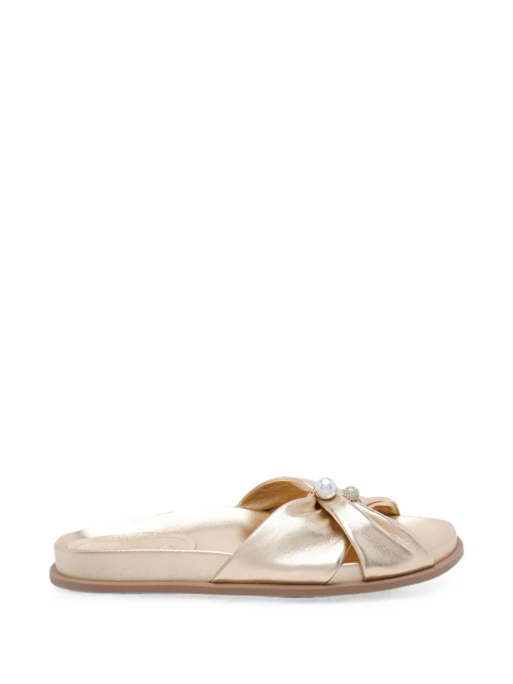 Jimmy Choo Rafi pearl-detail sandals Goud