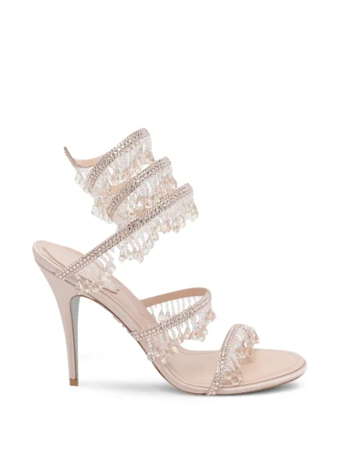 René Caovilla crystal-embellished Jahanara sandals