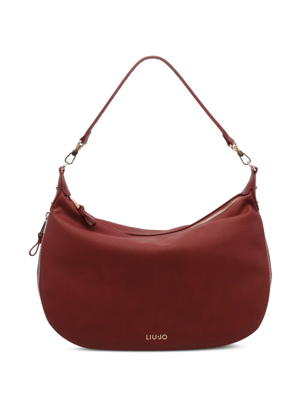 LIU JO Shopper met krokodillen-reliëf en rits Rood