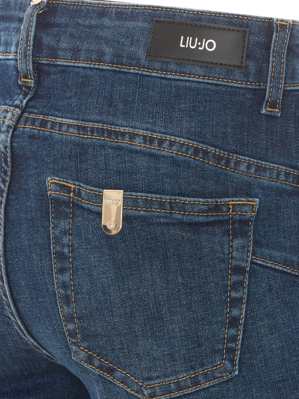  Liu Jo Logo-patch Skinny Jeans - Azul 