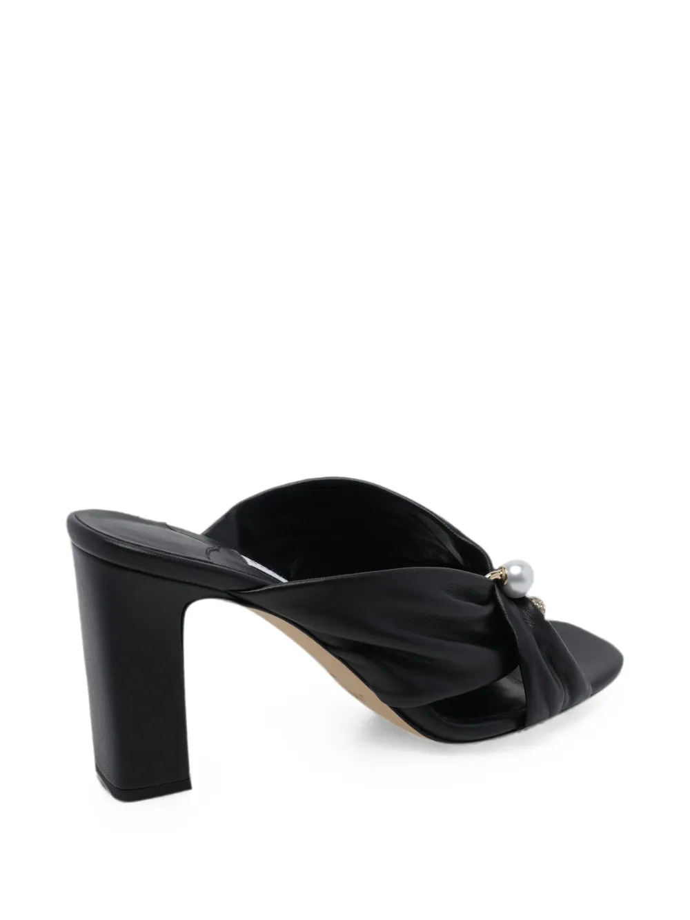 Jimmy Choo Rafi leather sandals Zwart