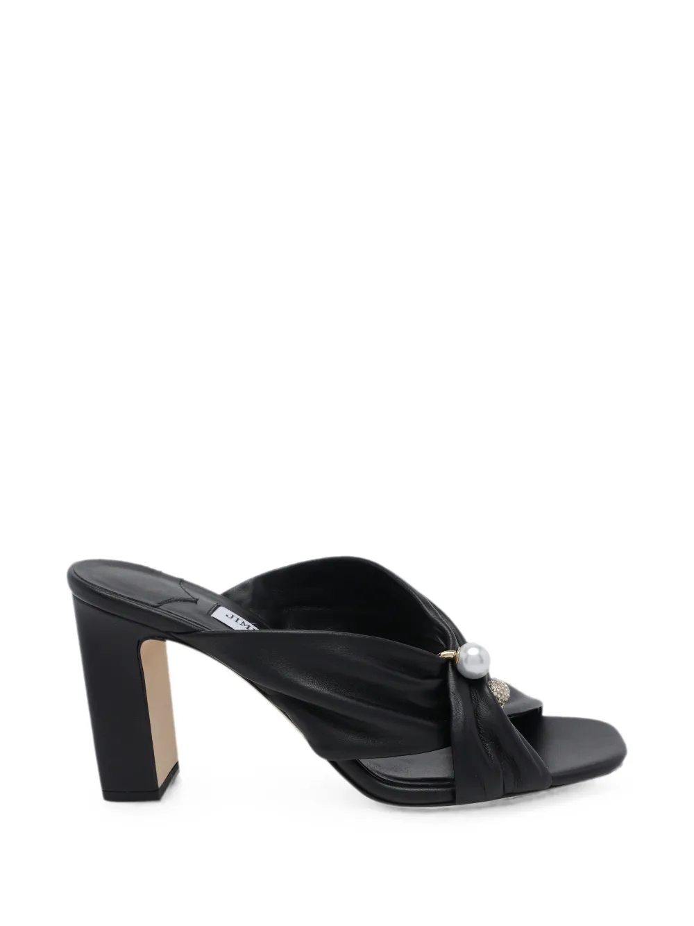Jimmy Choo Rafi leather sandals Zwart