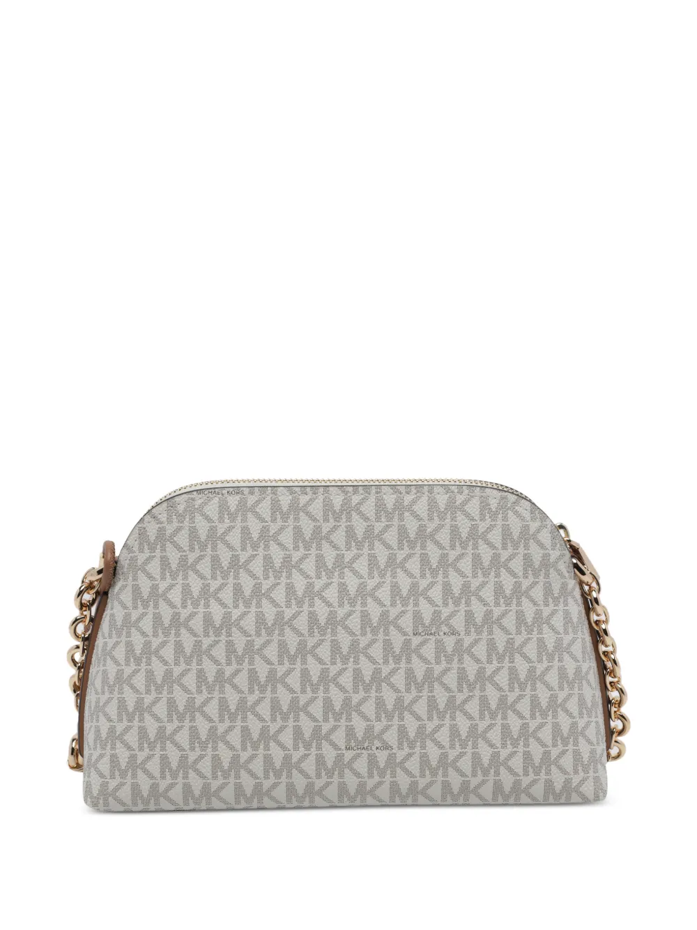 Michael Kors small Freddie logo-print shoulder bag Beige