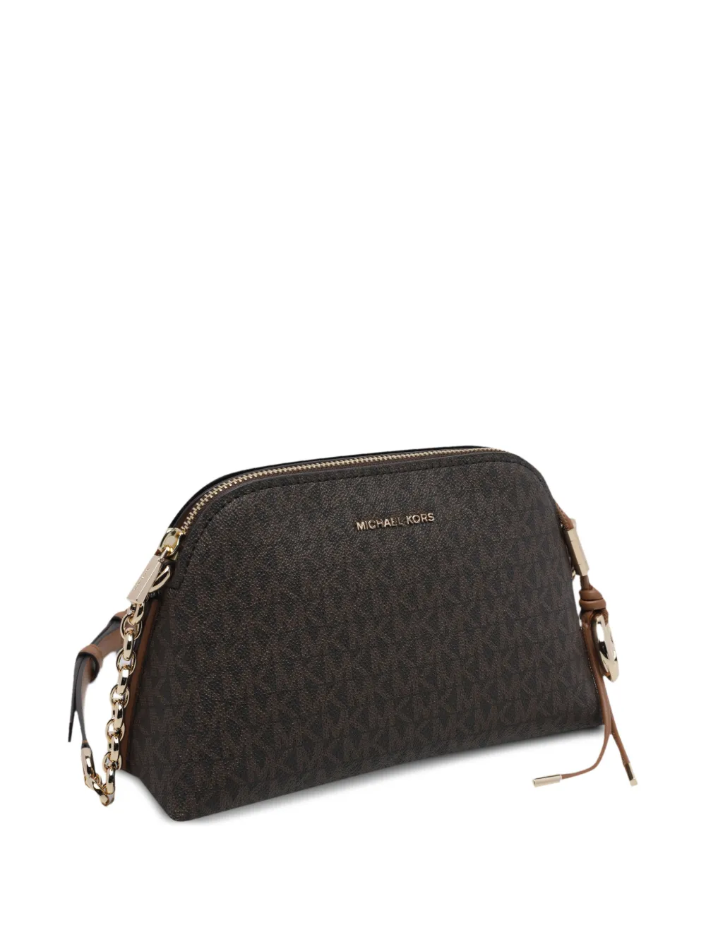 Michael Kors small Freddie logo-print cross body bag Bruin