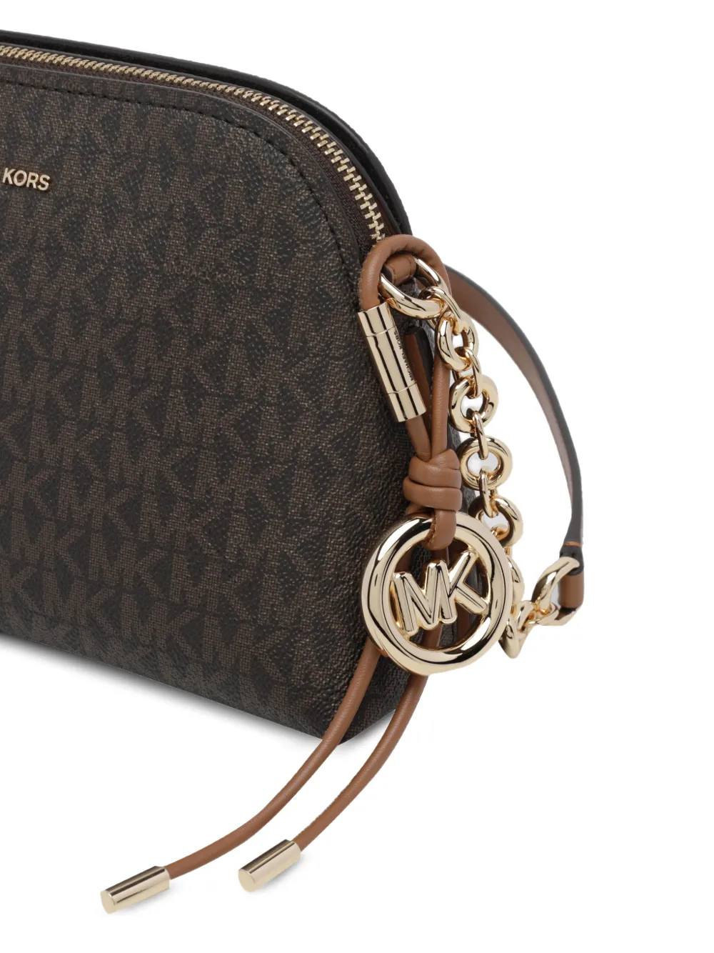Michael Kors small Freddie logo-print cross body bag Bruin