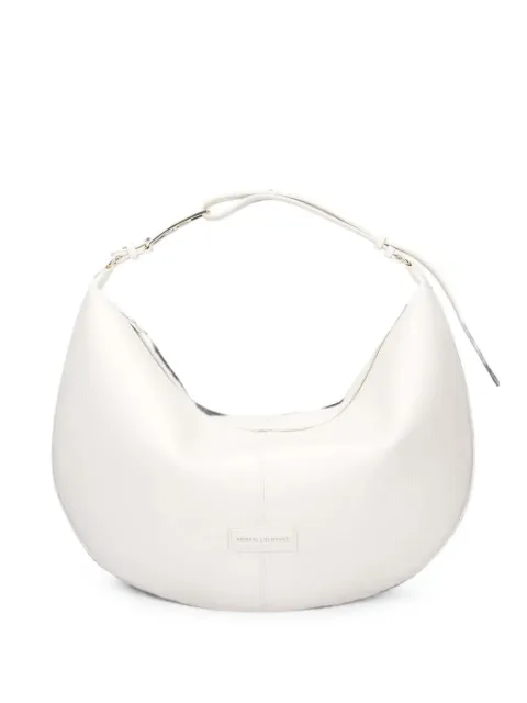 Armani Exchange logo-plaque tote bag