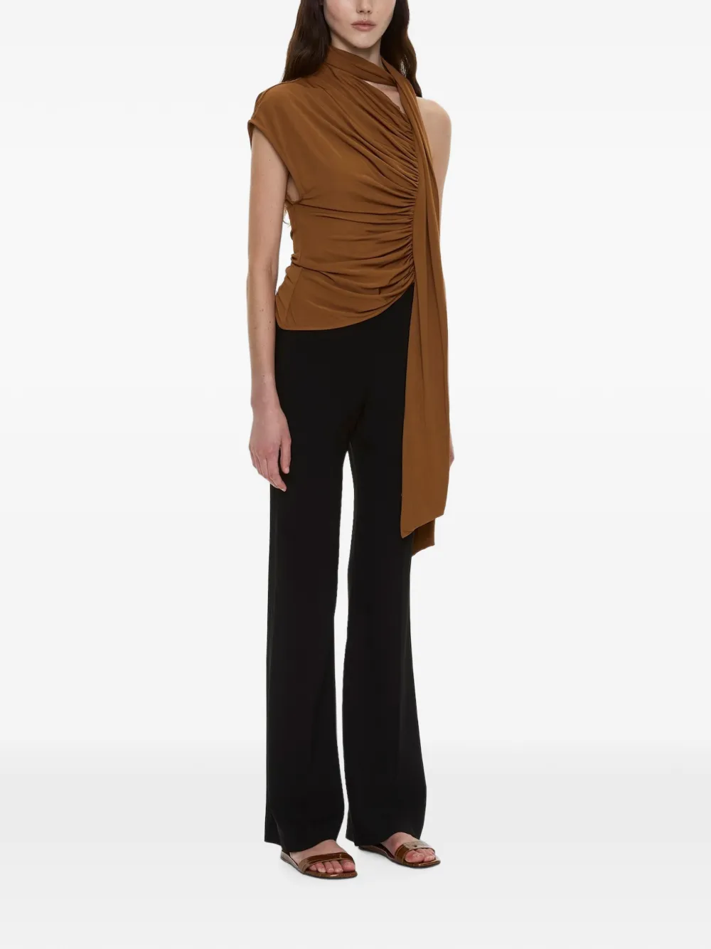 Christopher Esber Saman Tailored Trousers in Black, view 2