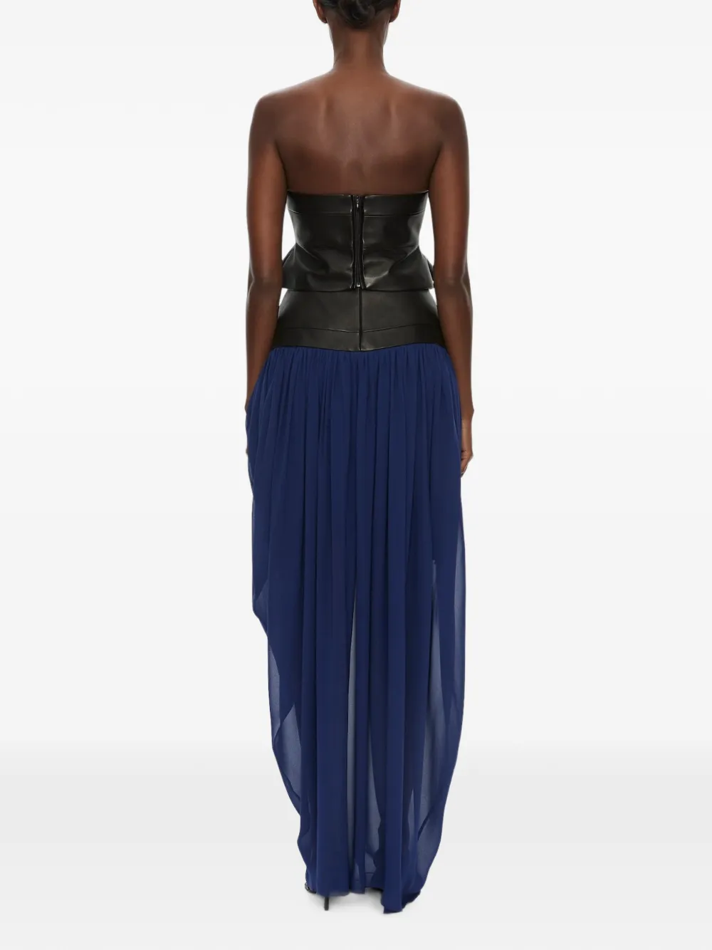 Christopher Esber Bellona maxi-rok met ceintuur Blauw