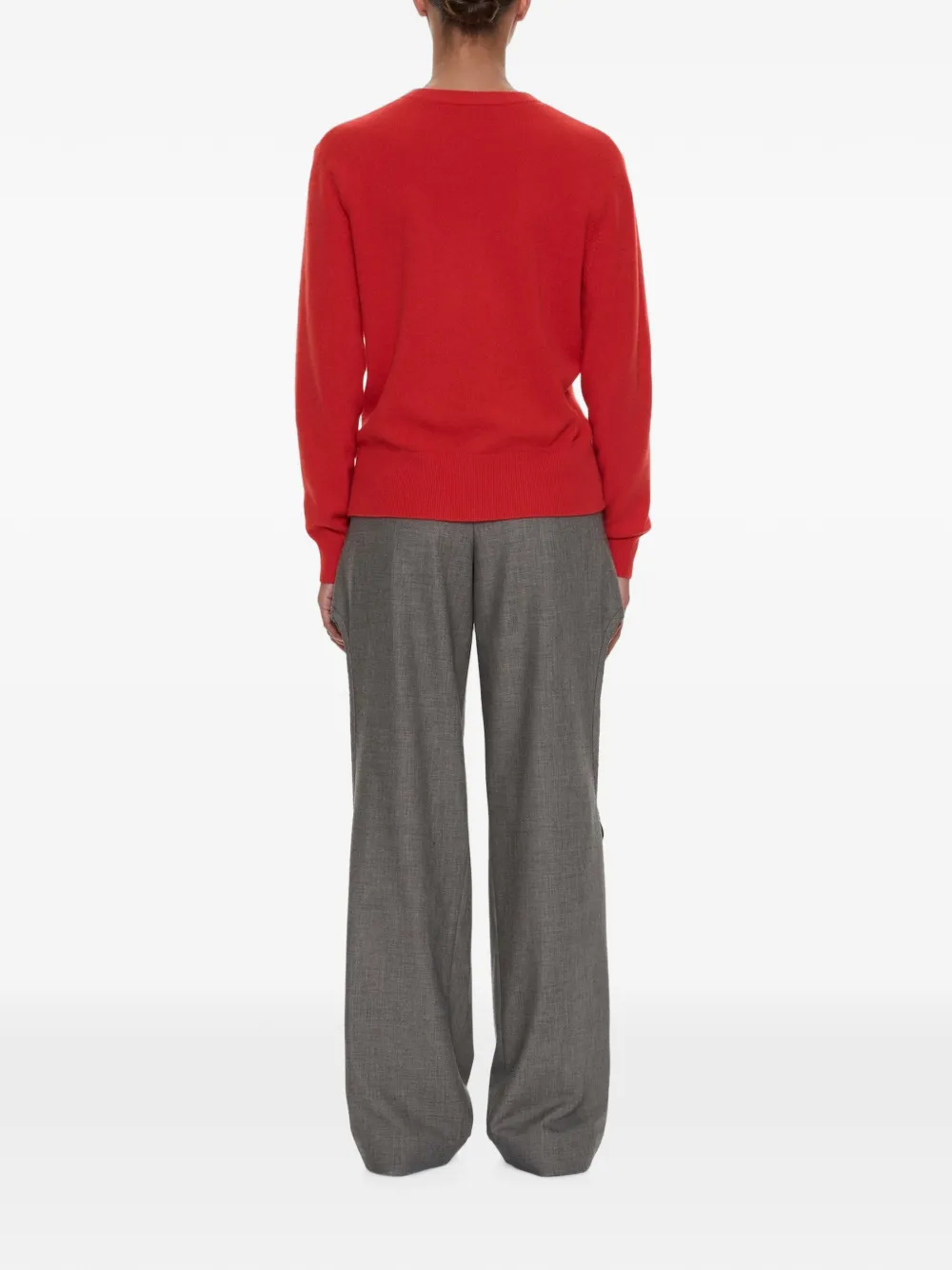 Christopher Esber Sirocco twill broek met uitgesneden details Grijs