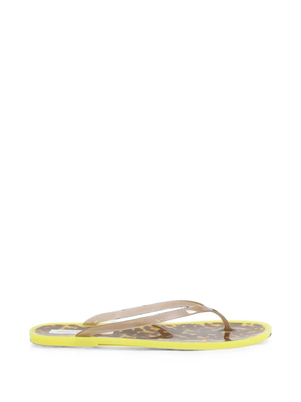Christopher Esber Jo tortoise-shell flip flops - Brown