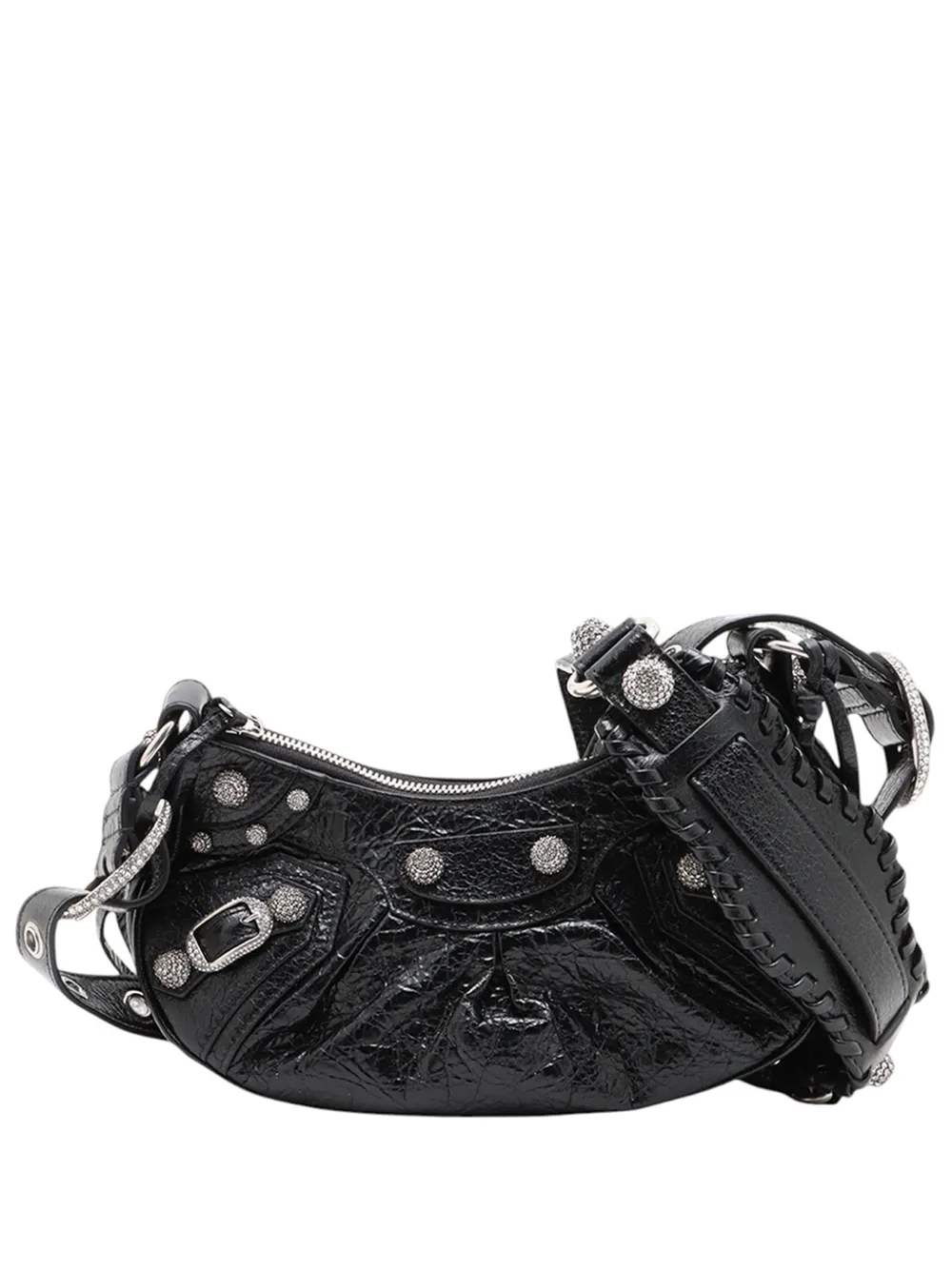 Balenciaga Pre-Owned Borsa a tracolla Motocross Le Cagole XS 2018-2026 - Nero