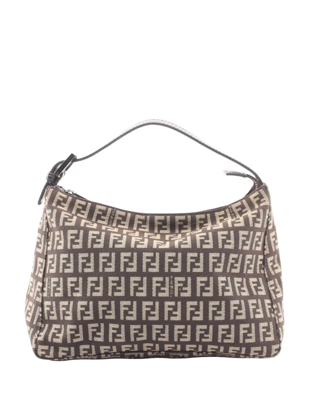 Fendi Pre-Owned Borsa a mano in tela con motivo Zucchino 2000-2010 - Marrone