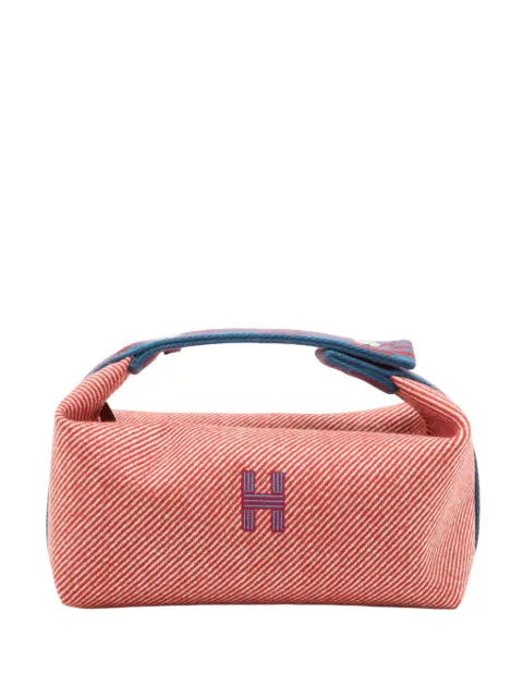 Hermès Pre-Owned cosmetiquera Bride A Brac H Natte pequeña de lana 2000-2020