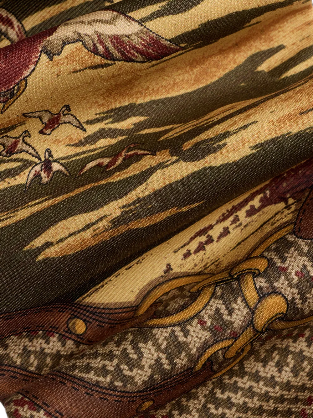 Polo Ralph Lauren Graduate zijden stropdas met eenden-print Beige