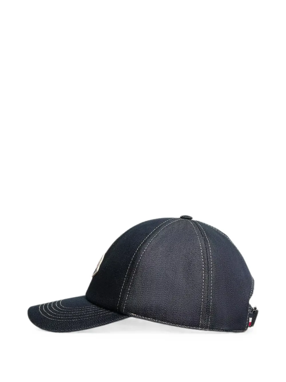  Moncler Denim Logo-patch Baseball Cap - Azul 