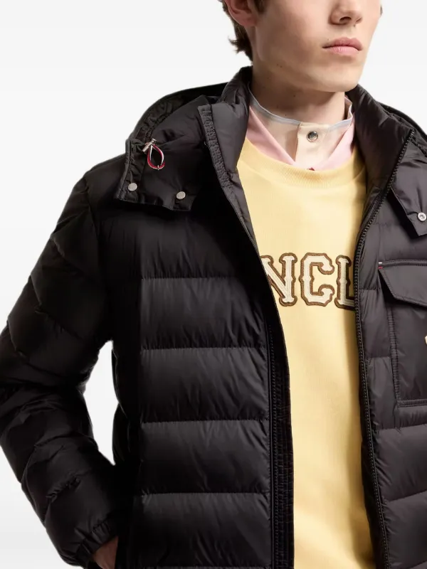 Moncler Verith Quilted Hooded Jacket | Black | FARFETCH OM