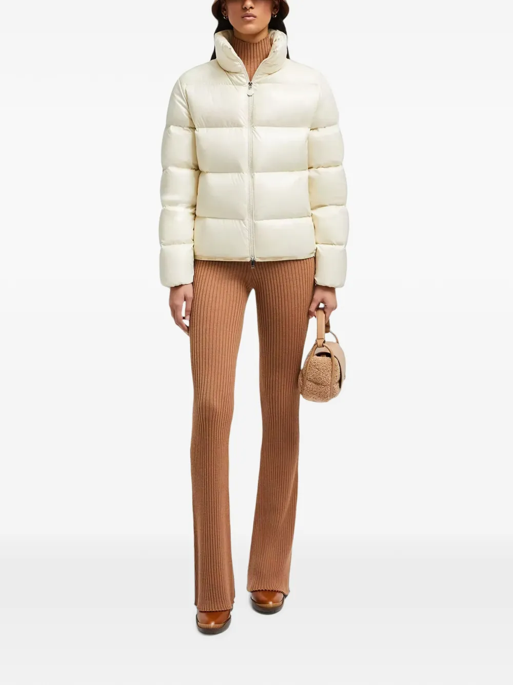  Moncler Abbadia Quilted Jacket - Neutro 