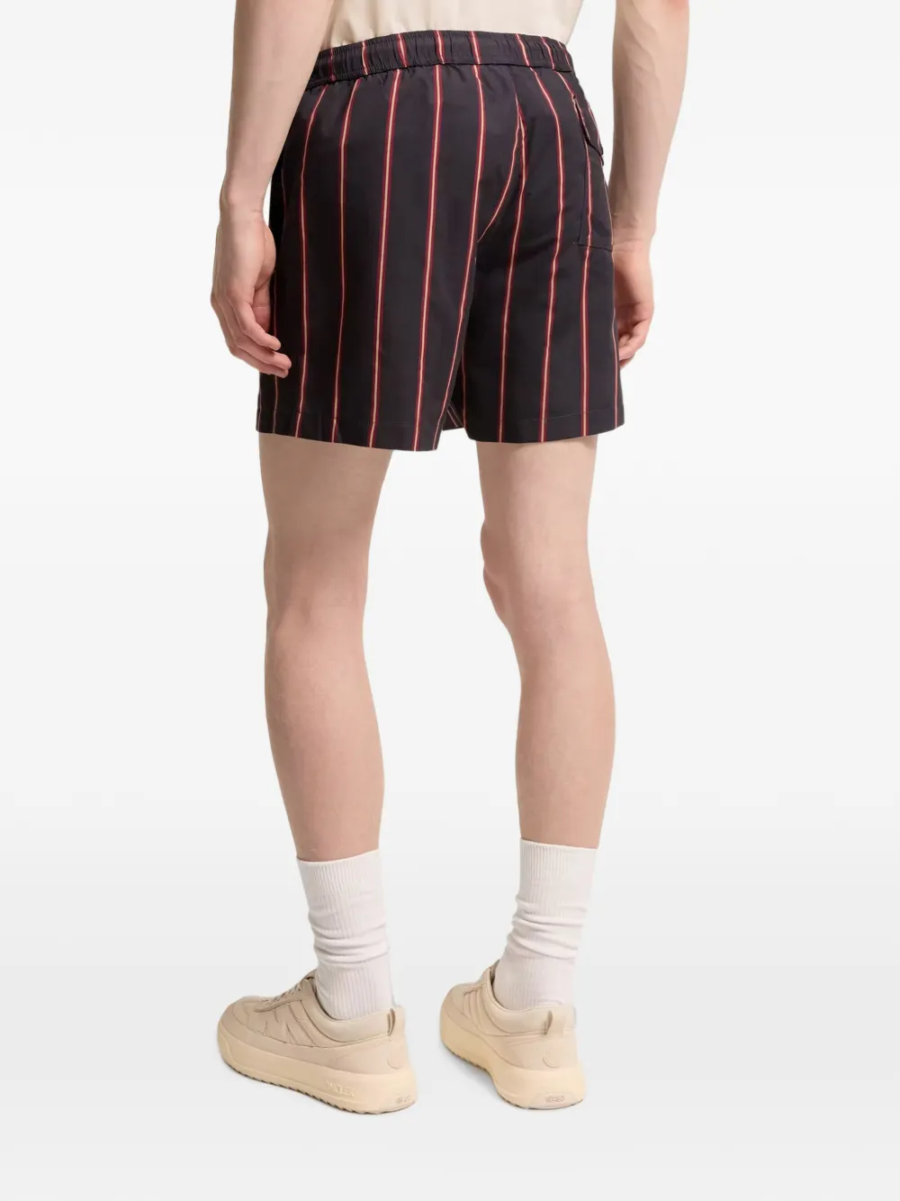 Moncler Gestreepte zwembroek Blauw