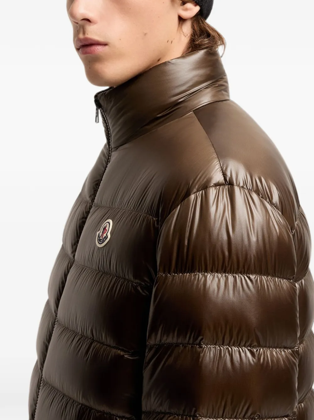 Moncler Sergesta opvouwbaar donsjack Bruin