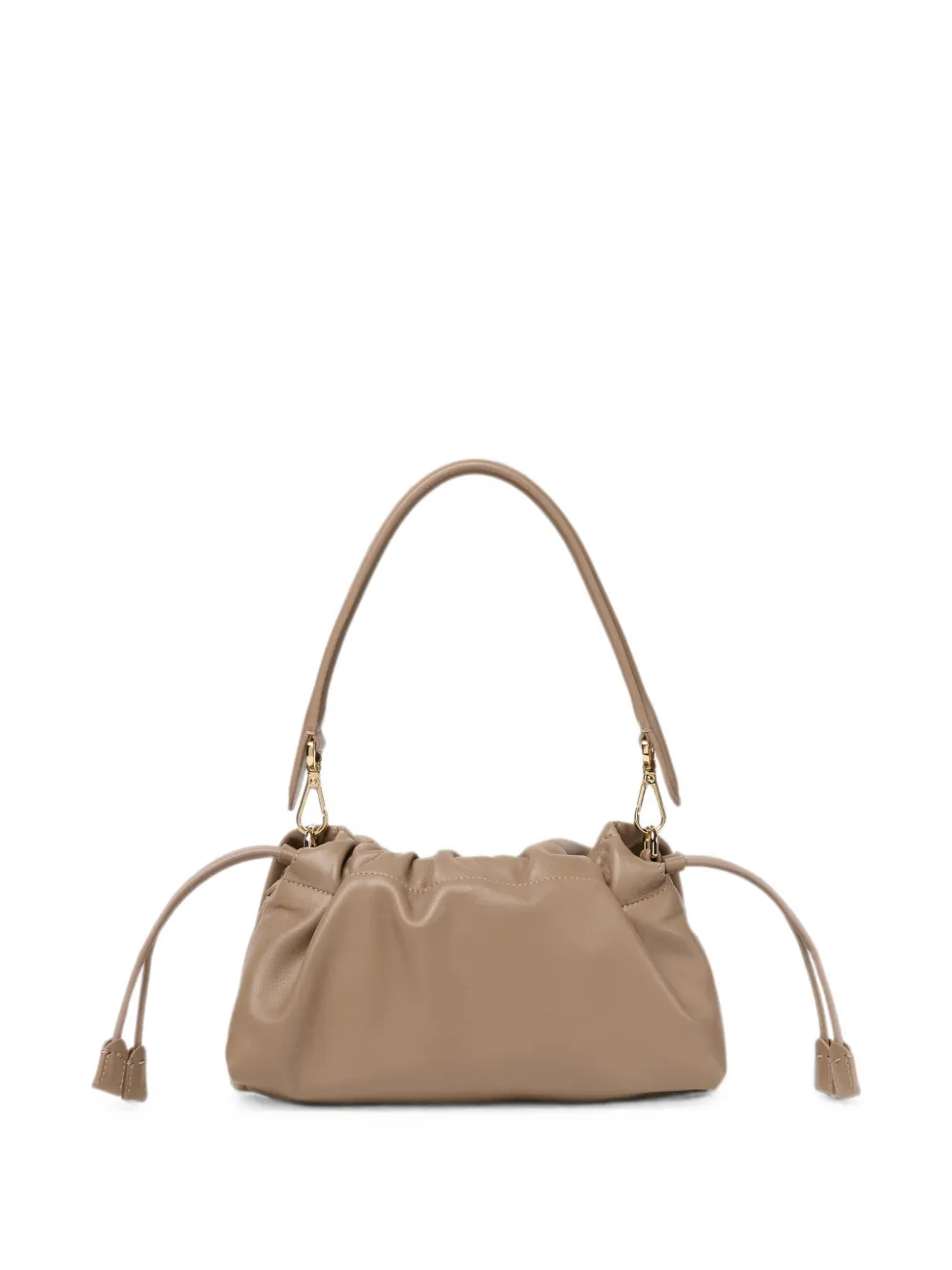 FENDI Medium Baguette leren schoudertas Beige