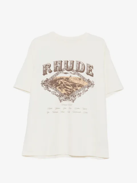 RHUDE T-Shirt mit grafischem Print