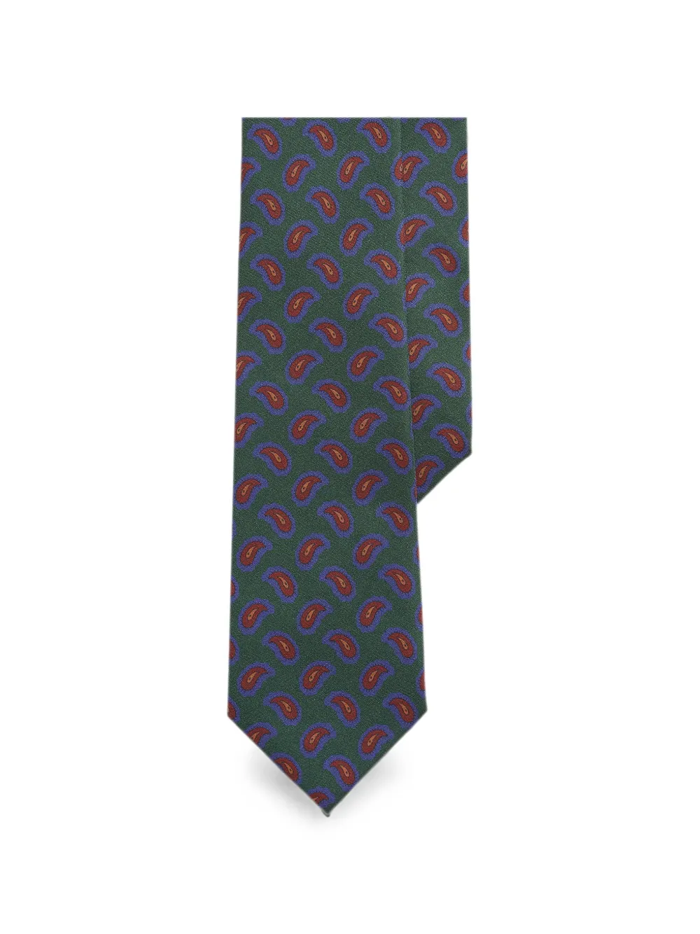 Polo Ralph Lauren paisley-print silk tie - Verde