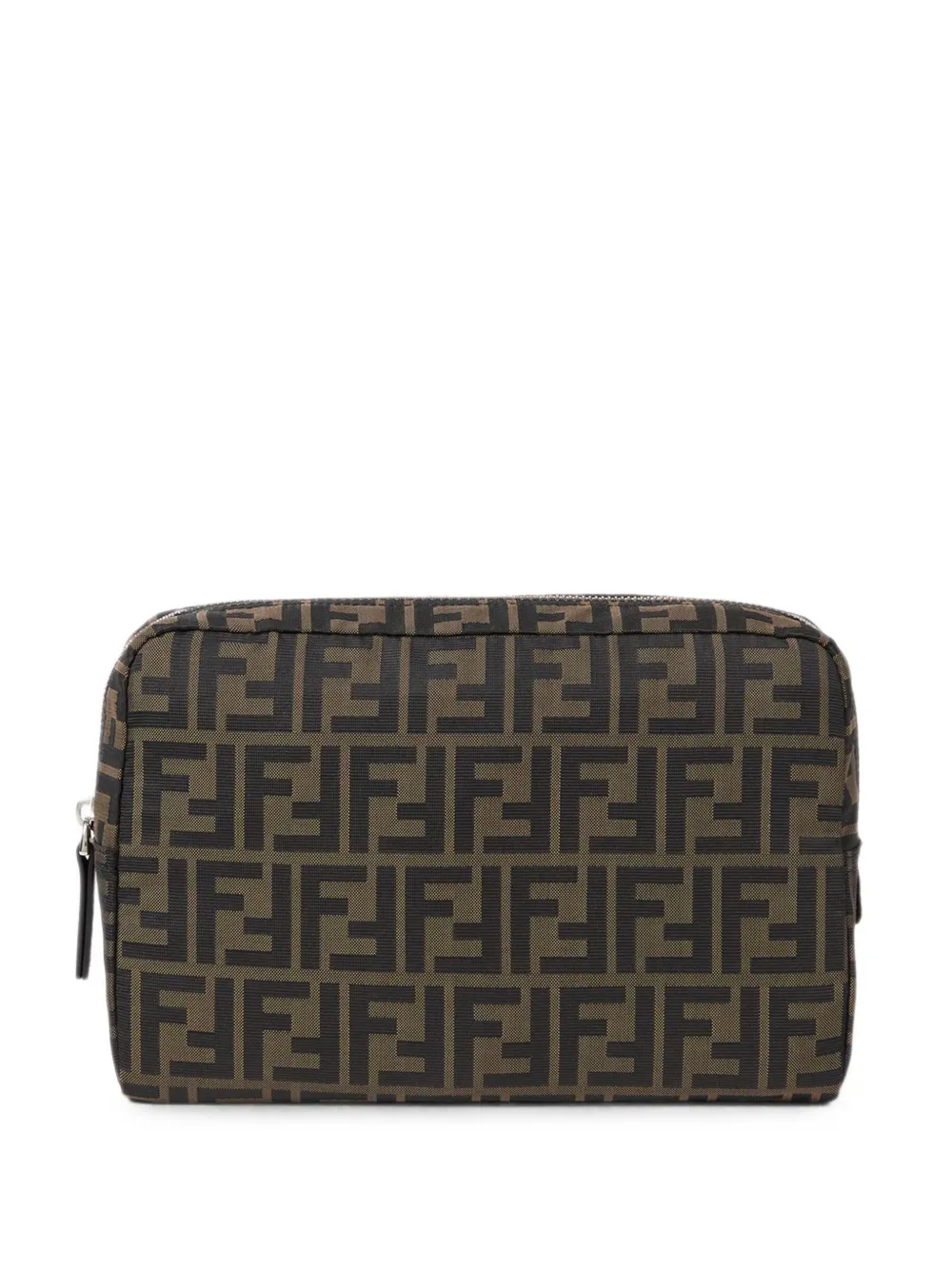FENDI Superlight FF Zucca logo clutch bag - Braun