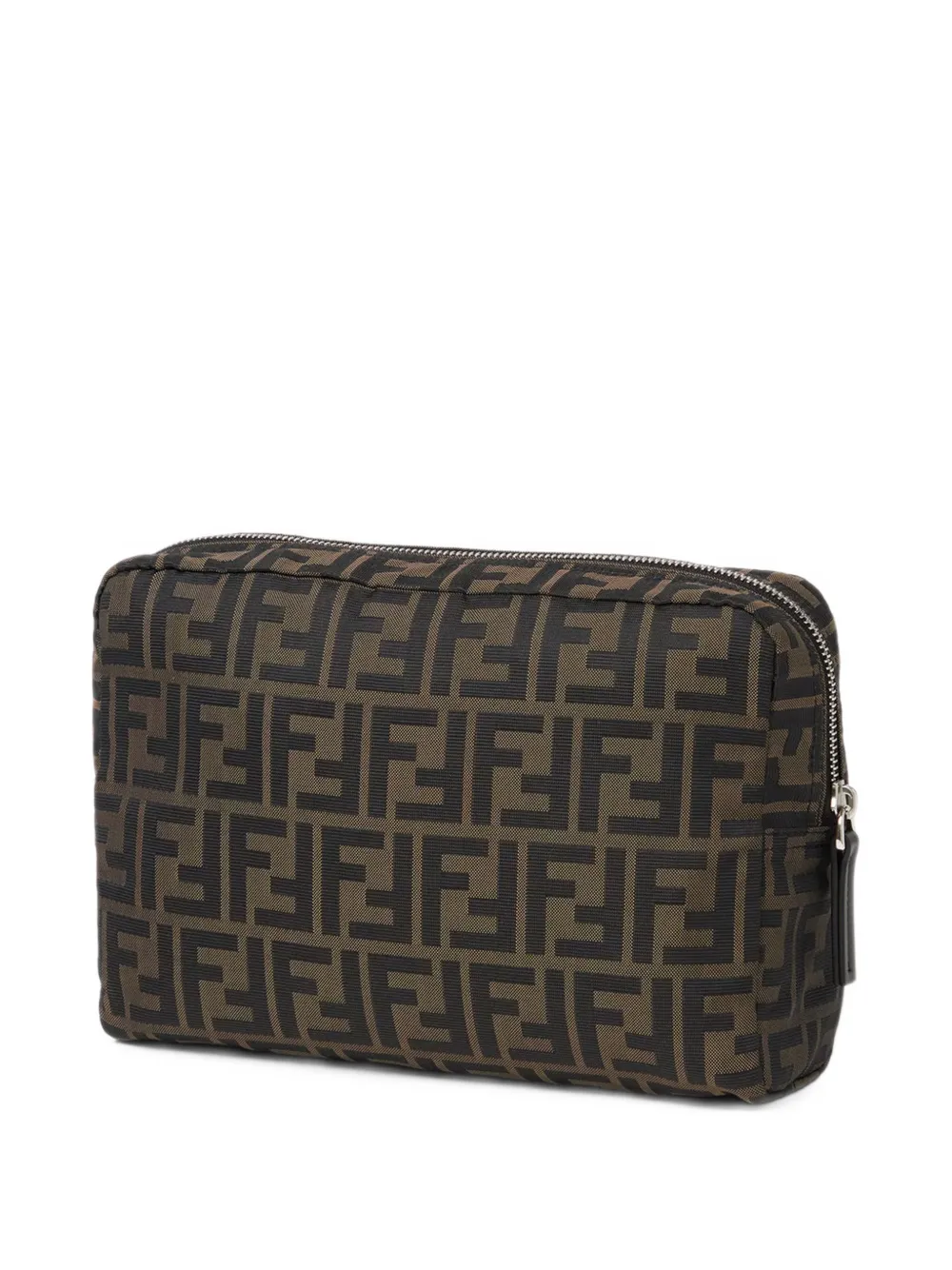FENDI Superlight FF Zucca logo clutch bag Bruin
