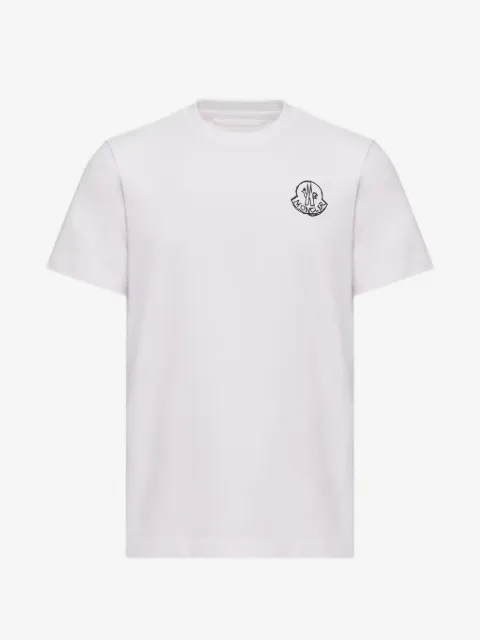 Moncler cotton jersey logo patch T-shirt