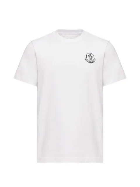 Moncler cotton jersey logo patch T-shirt