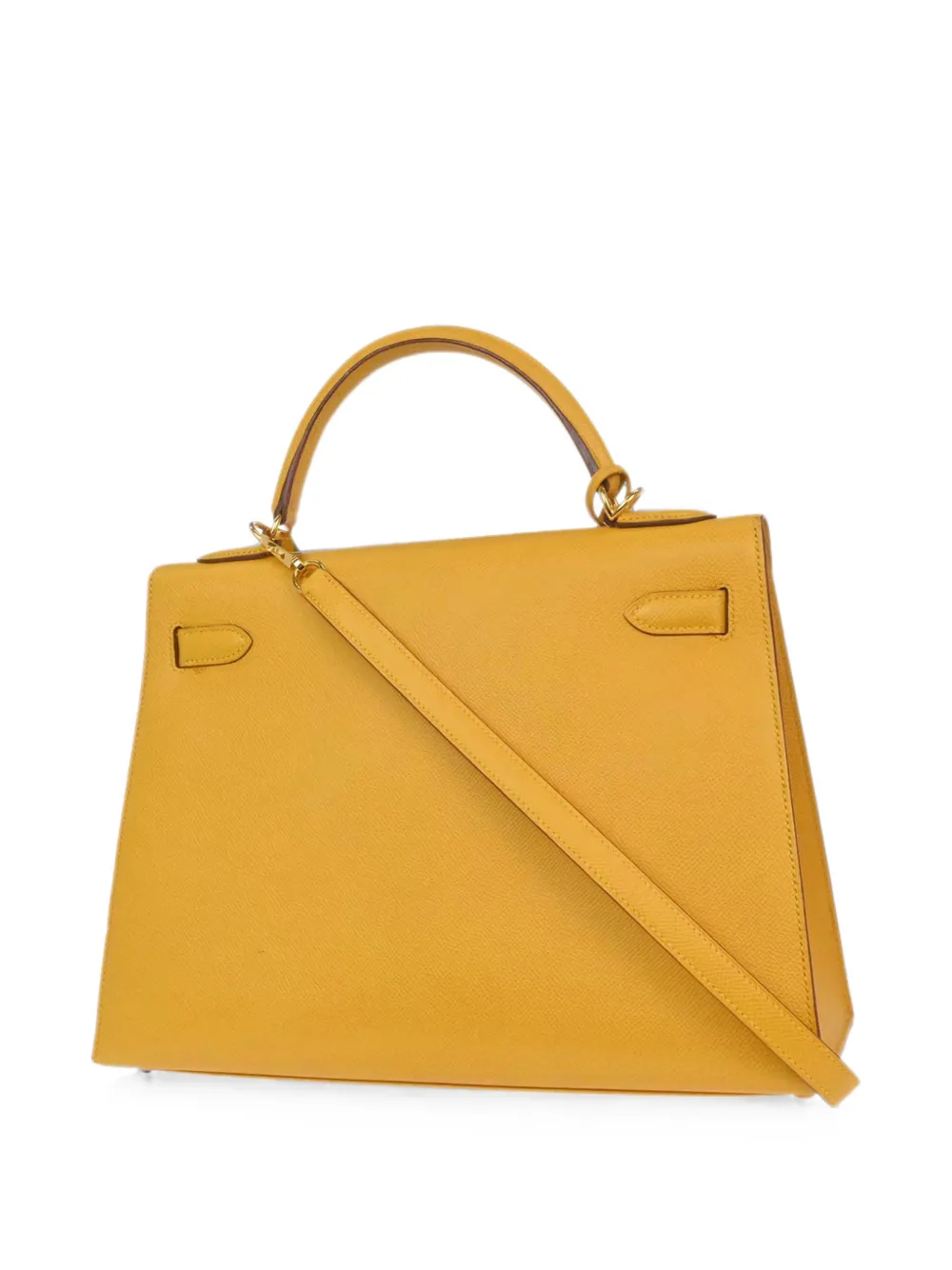 Hermès Pre-Owned 2000 32 Kelly shopper Geel