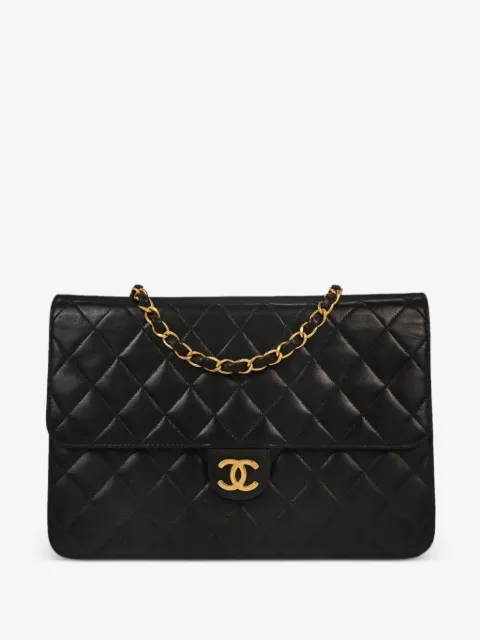 CHANEL Pre-Owned sac porté épaule matelassage losanges médium (1998)