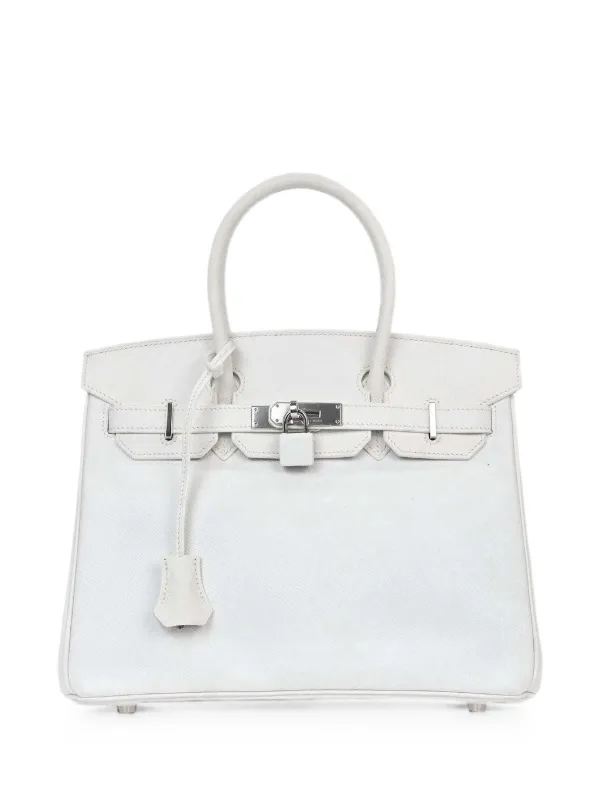 Hermès Pre-owned 2009 Birkin Tote Bag in White
