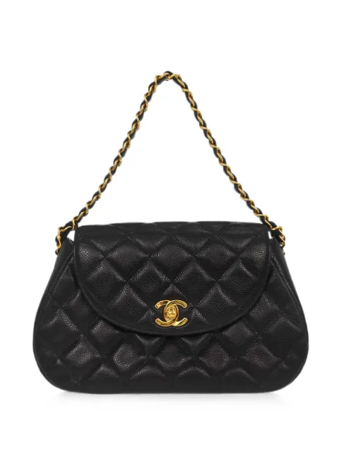 CHANEL Pre-Owned bolso de hombro con cierre giratorio CC 1997