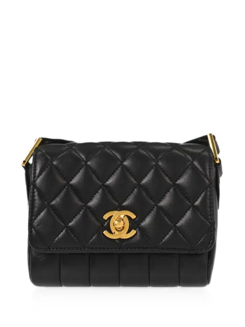 CHANEL Pre-Owned bolso de hombro con cierre giratorio CC 1989-1991