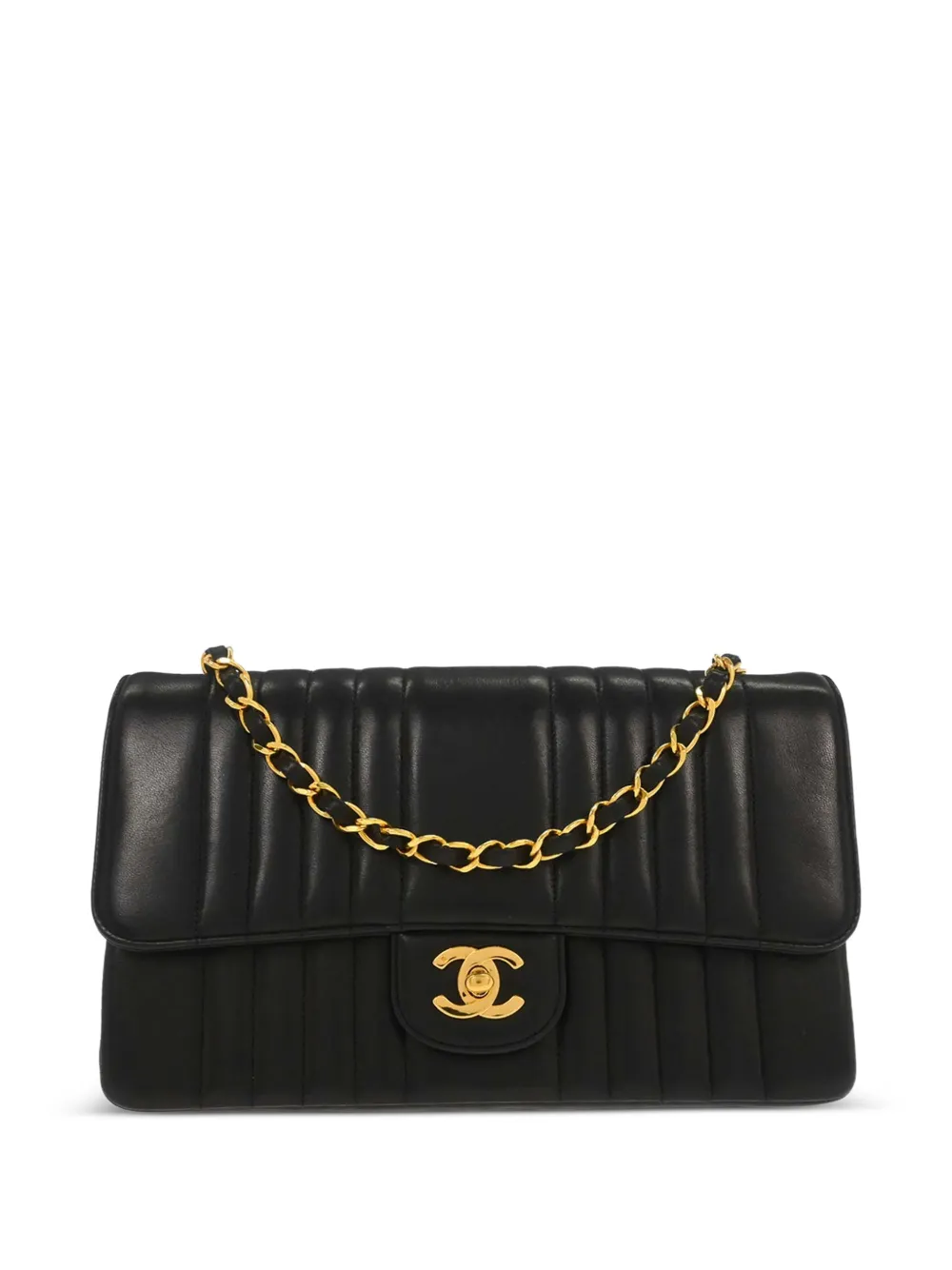 CHANEL Pre-Owned 1992 Mademoiselle Flap shoulder bag - Black