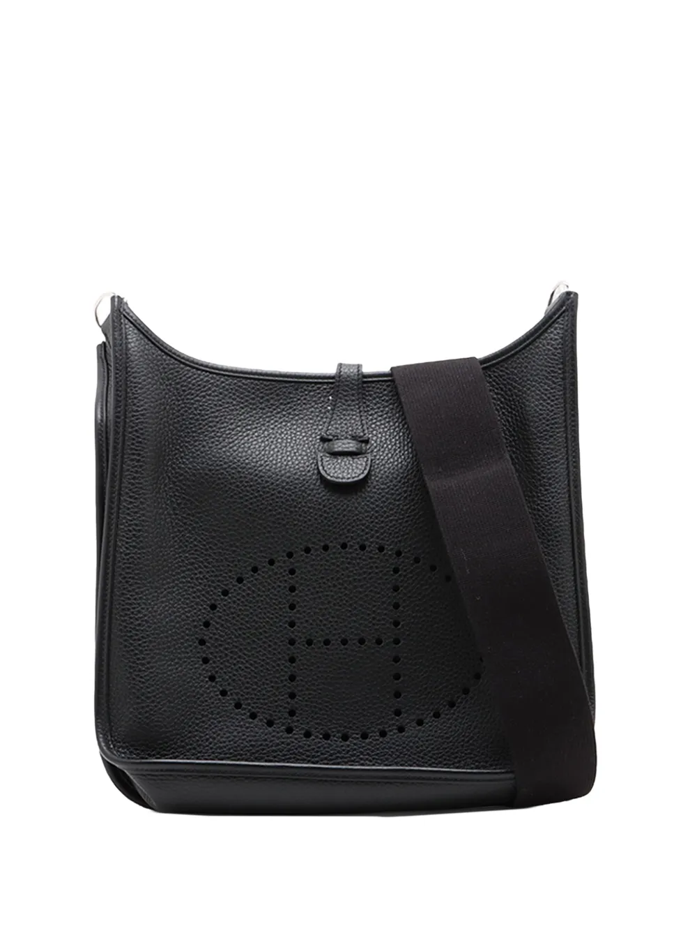 Hermès Pre-Owned Borsa a tracolla Evelyne 29 in pelle Clemence 2024 - Nero