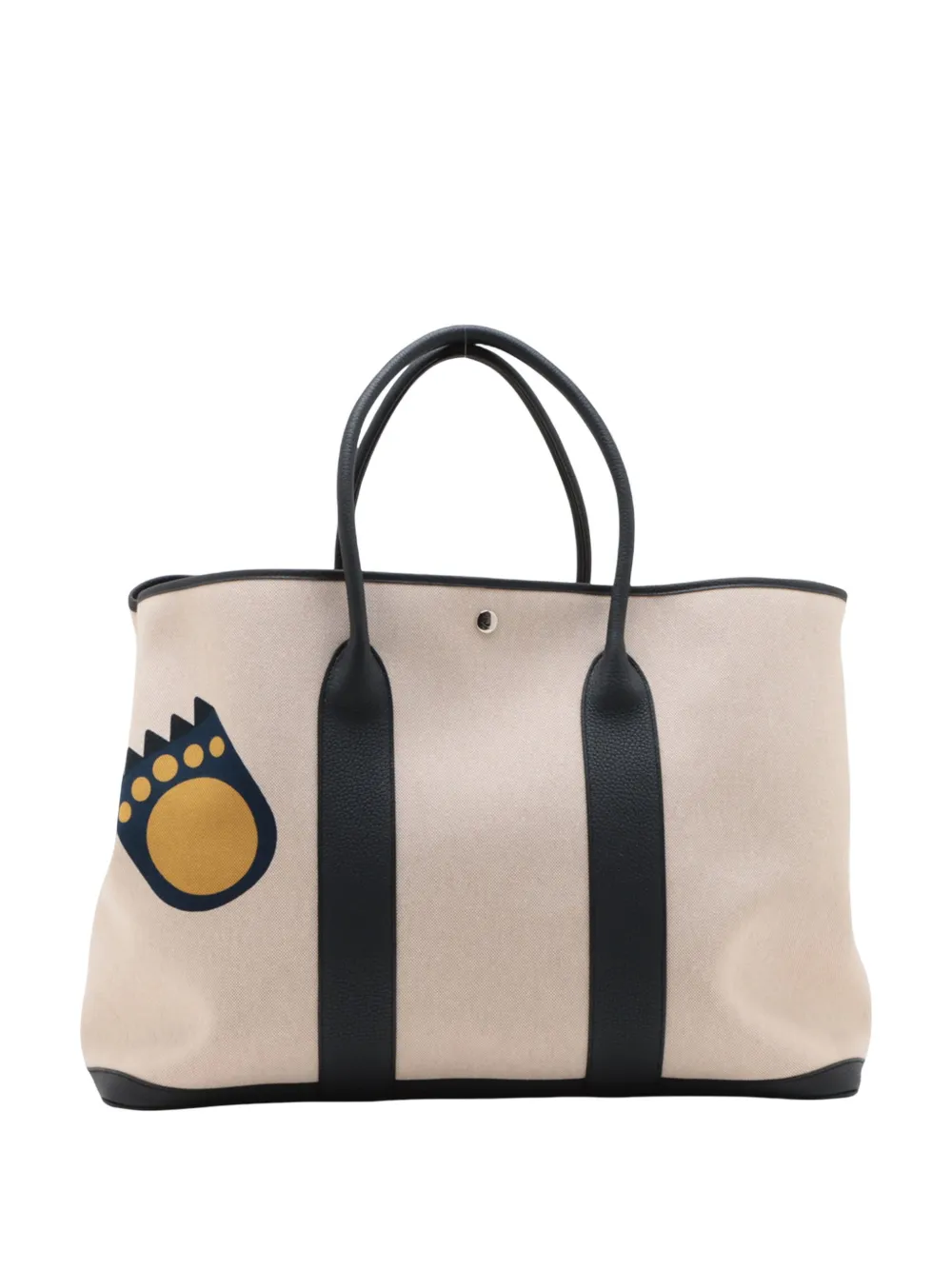 Hermès Pre-owned Bolso Shopper Garden Party 49 De Lona Toile H Plume Y Piel Negonda Teddy H 2024 - Neutro 