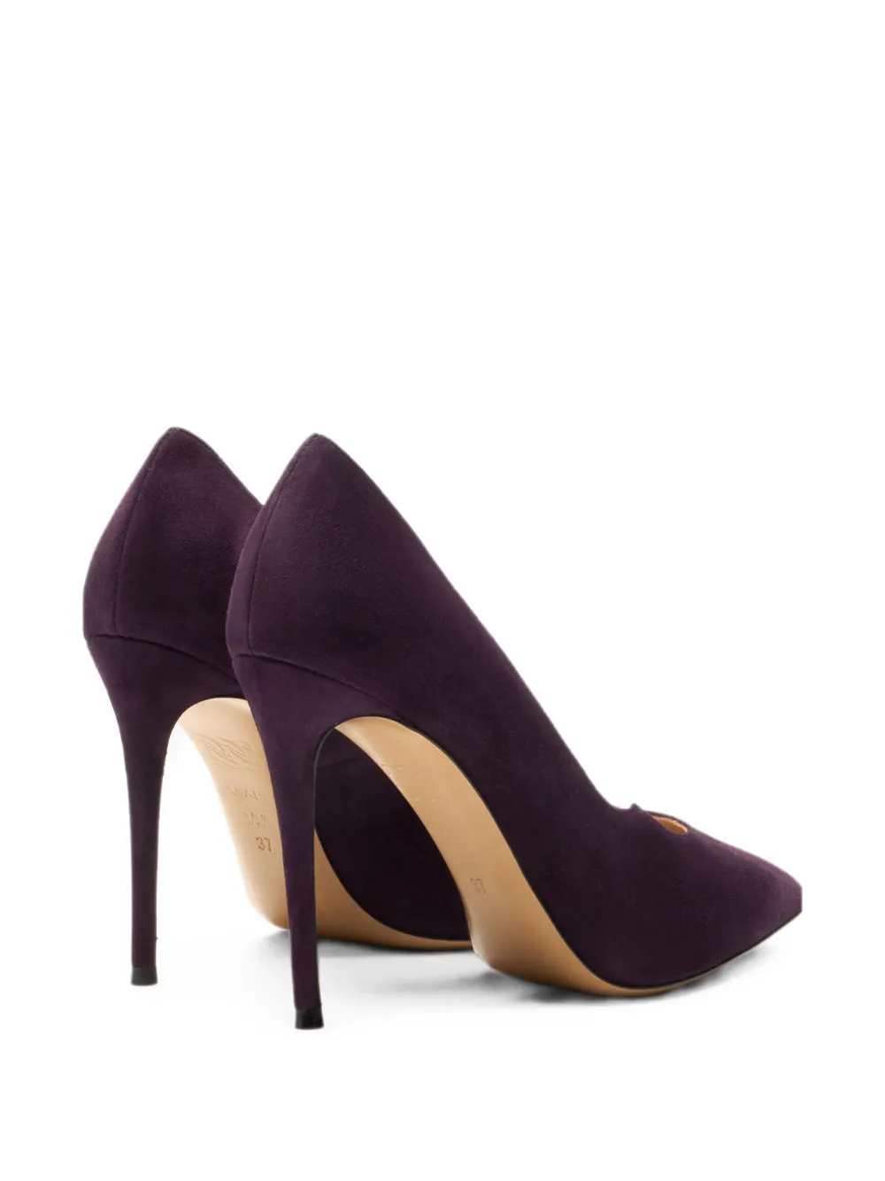 Casadei Cats suede pumps Paars