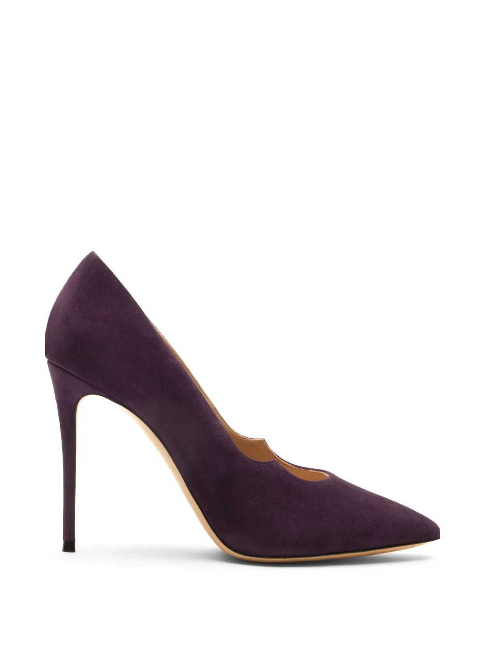 Casadei Cats suede pumps Paars