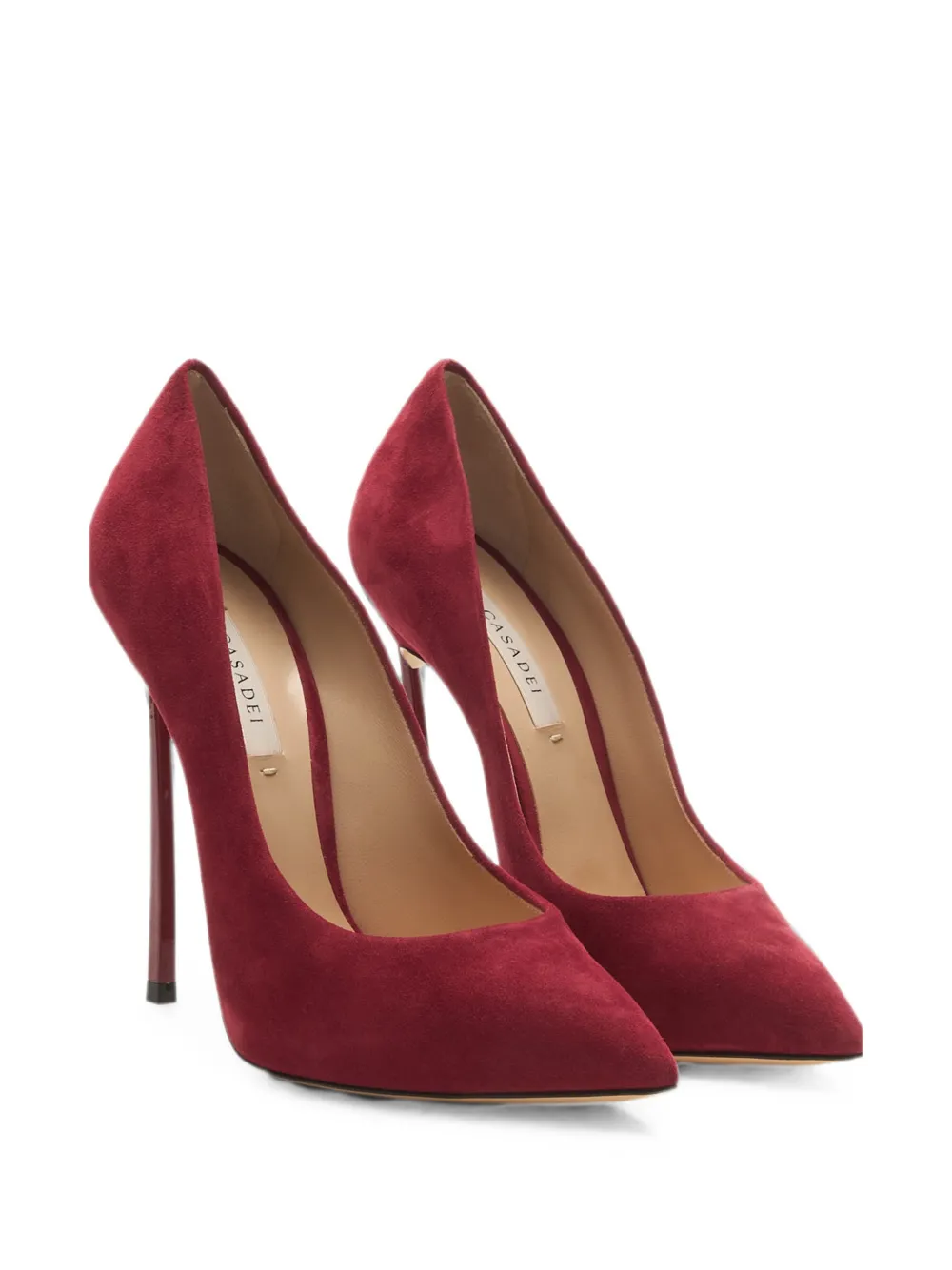 Casadei Blade suède pumps Rood