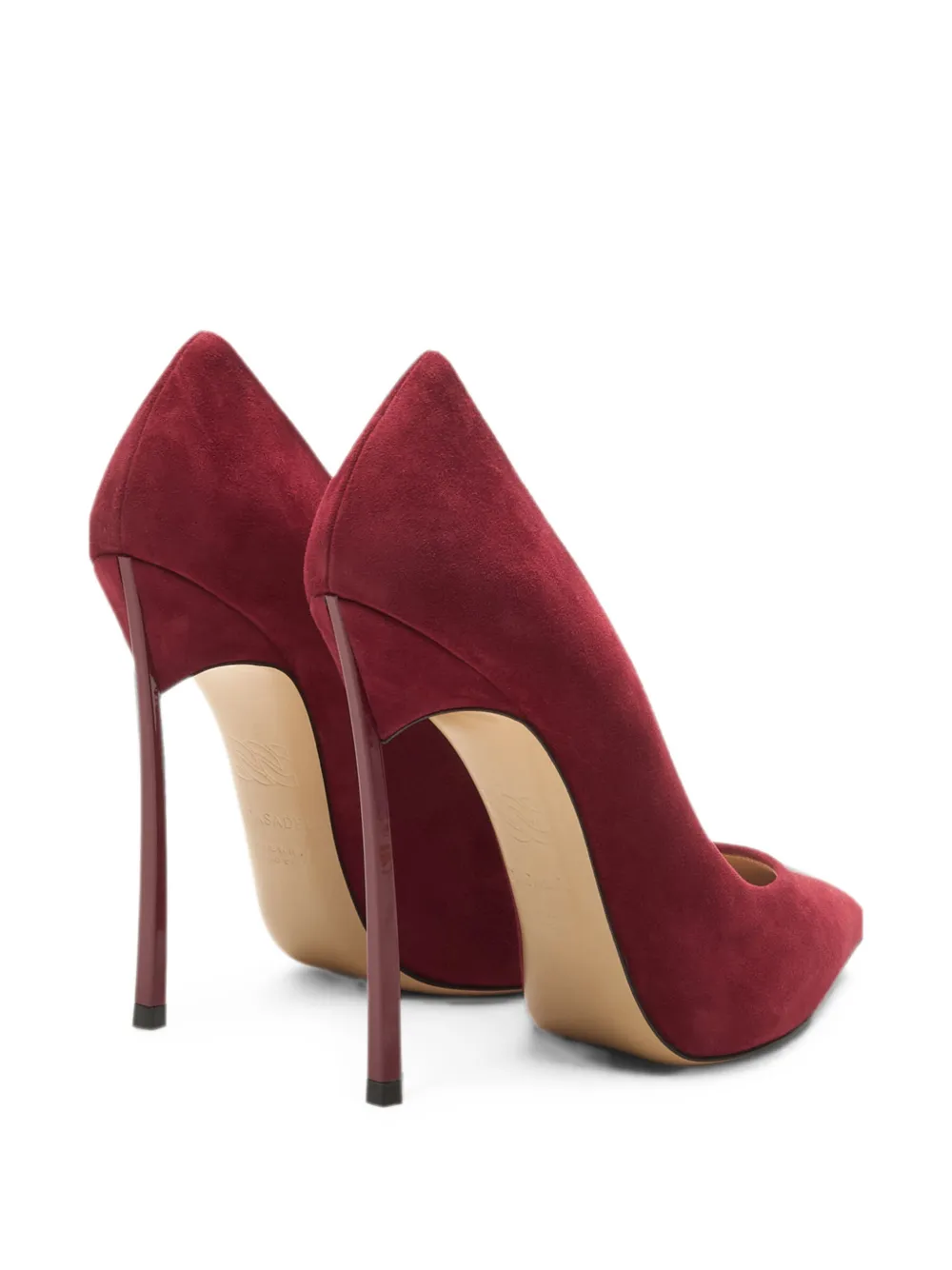 Casadei Blade suède pumps Rood