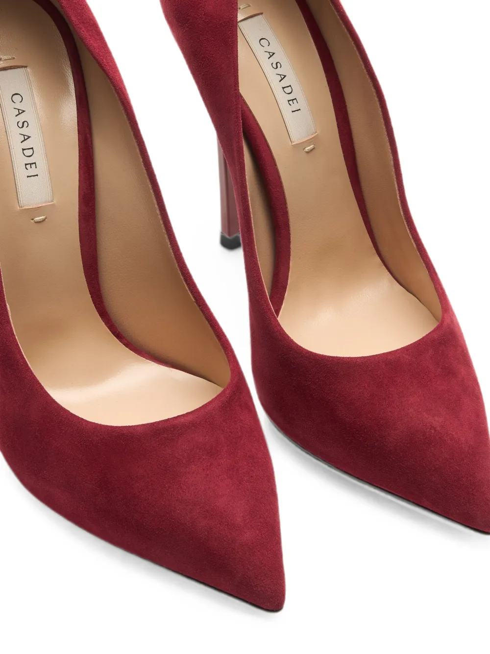 Casadei Blade suède pumps Rood