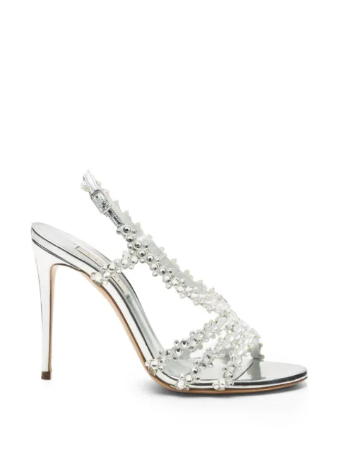 Casadei Julia C-Love crystal-embellished sandals