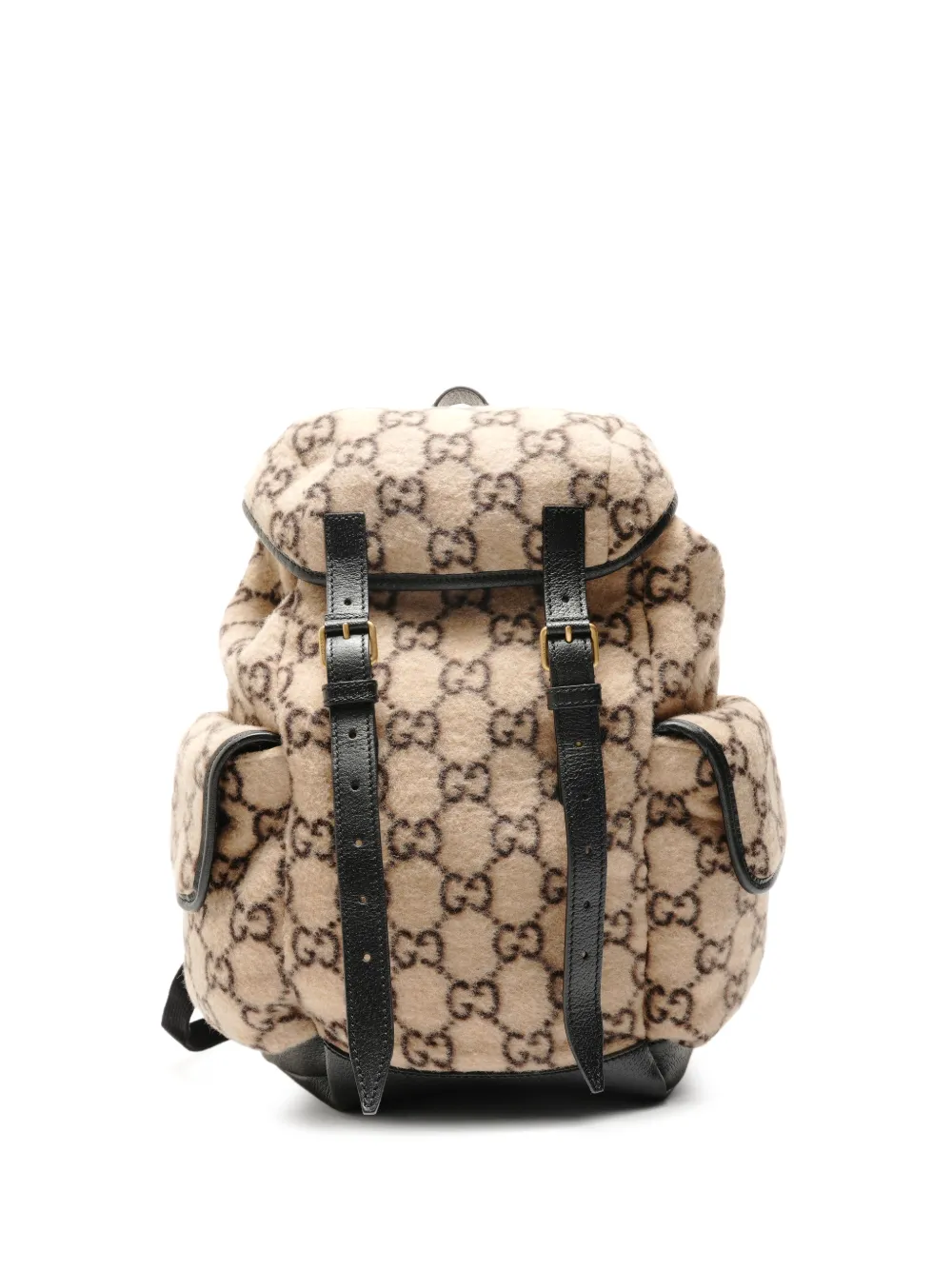 Gucci Pre-Owned 1990-2015 GG-pattern backpack - Toni neutri